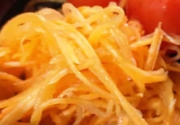 人参の酢の物