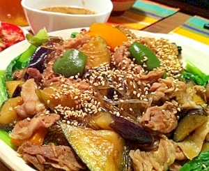 ご飯に合う！茄子と春雨の旨煮