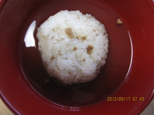 梅おかか茶漬け☆