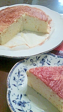 シュワ～っとスフレチーズケーキ