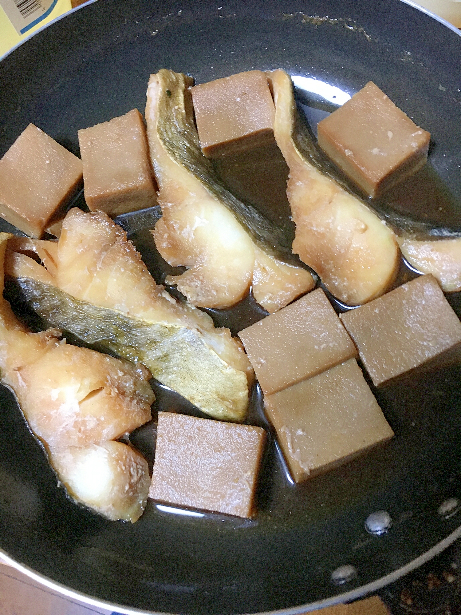 鱈と高野豆腐の煮付け
