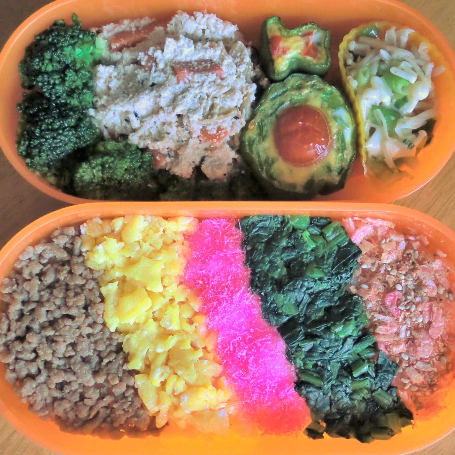 こどものお弁当★五色そぼろ