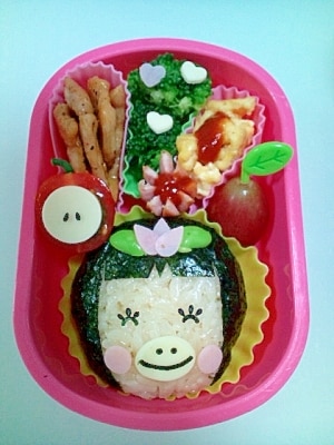 キャラ弁☆はなかっぱ♪ももかっぱちゃんお弁当