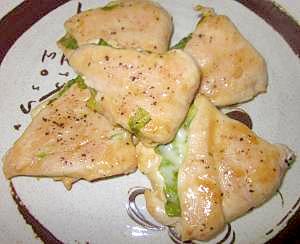 とろ りおいしい ささみのチーズレタス焼き レシピ 作り方 By ロイス1123 楽天レシピ