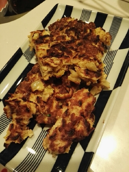 ダイエットレシピ☆お好み焼き風豆腐炒め