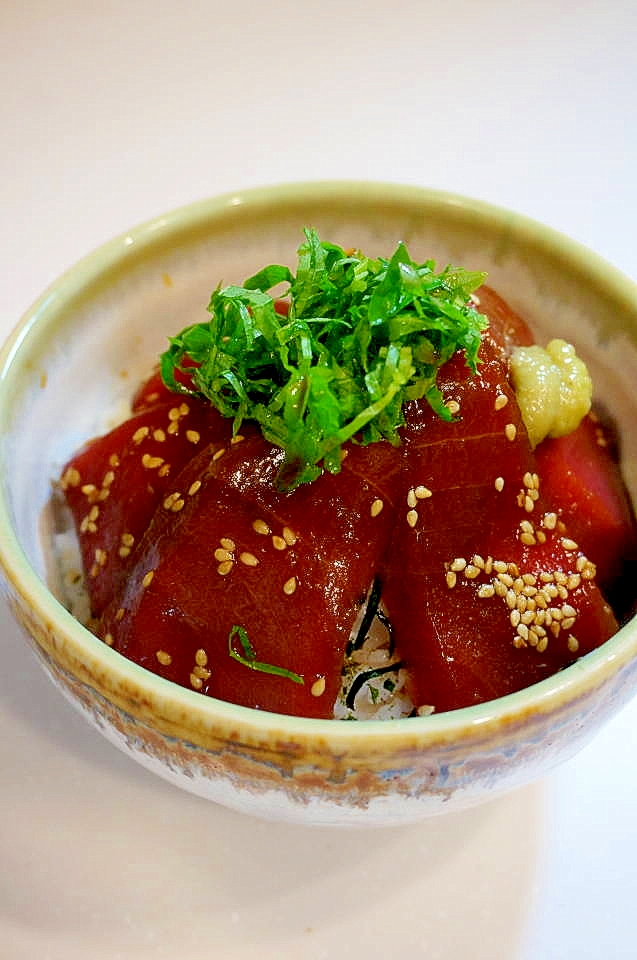 お店で食べる本格的な味付け まぐろの漬け丼 レシピ 作り方 By Oppeke22 楽天レシピ お店で食べる本格的な味付け まぐろの漬け丼 レシピ 作り方 By Oppeke22 楽天レシピ