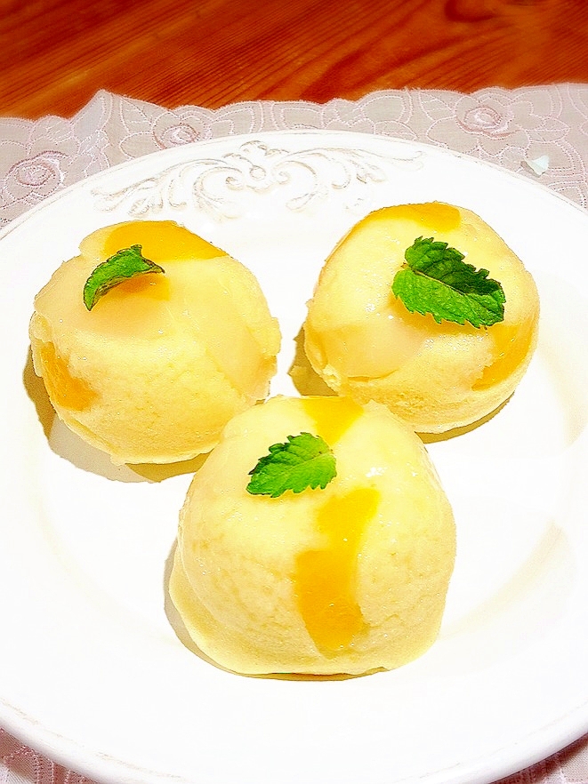 桃缶を使って 桃のてまりケーキ レシピ 作り方 By 豪yukarin 楽天レシピ