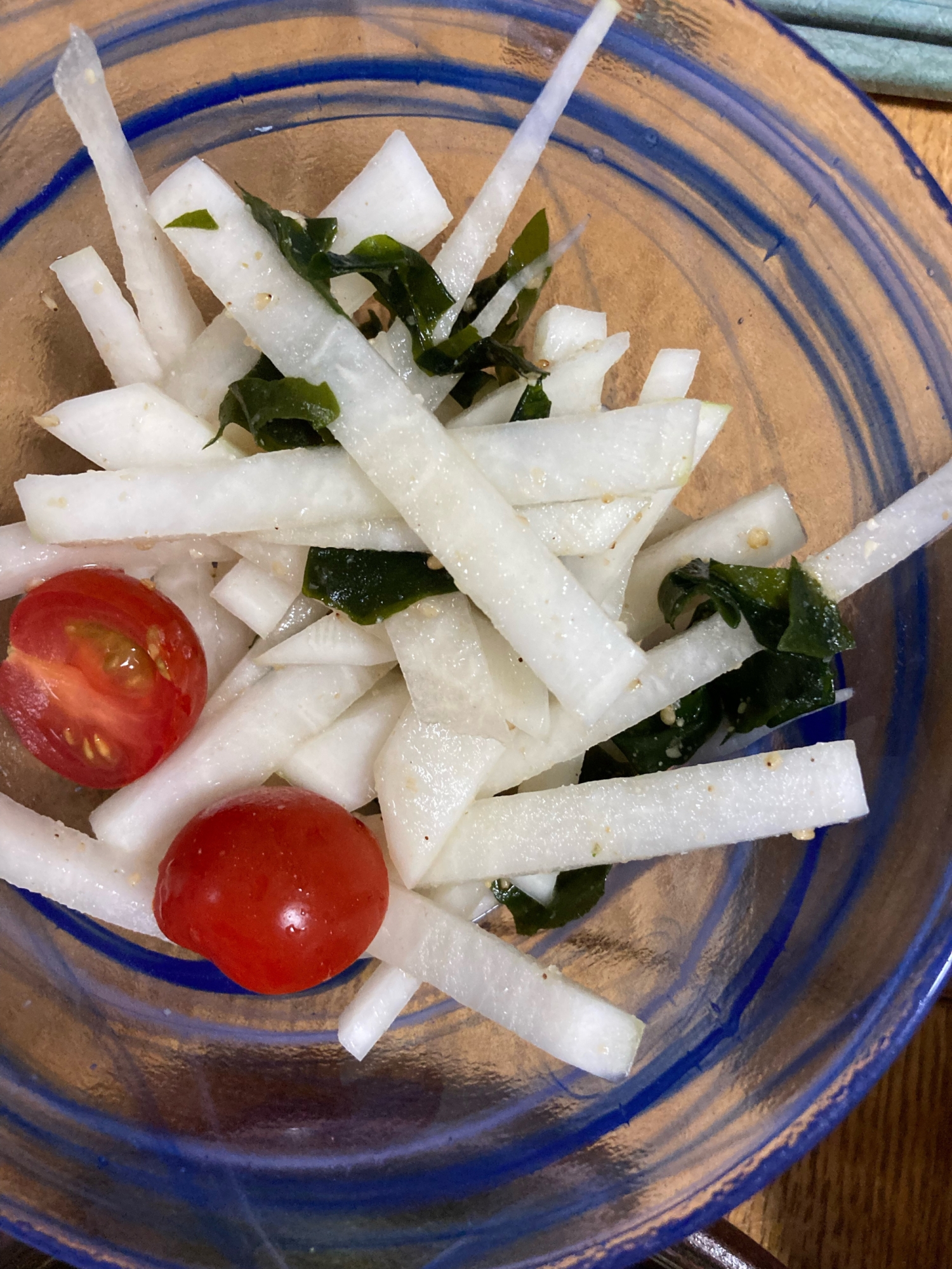 大根と塩わかめの和物