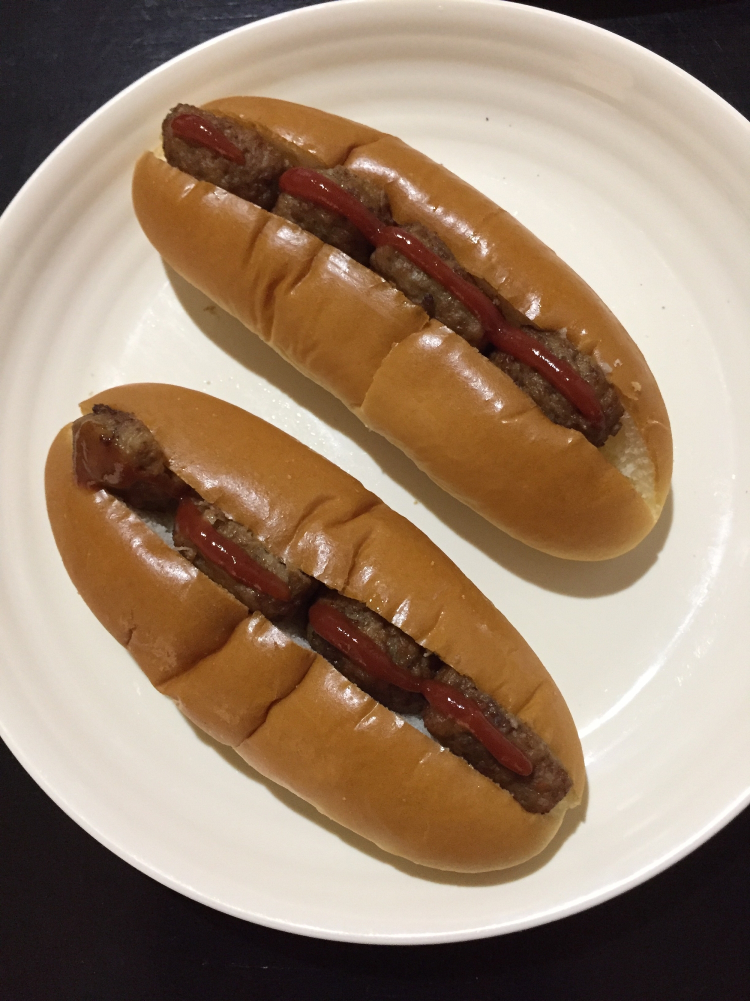 ズボラ朝ごはん♪ミートボールでホットドッグ☆幼児食