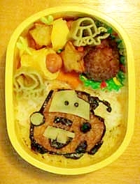 カーズ２　メーターお弁当