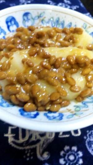 レンチンで簡単！納豆餅