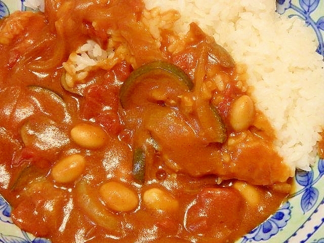 ホットクックで★大豆のインド煮