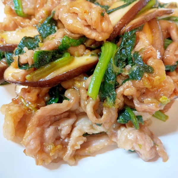 サッと簡単 豚肉と小松菜の炒めもの レシピ 作り方 By ガメラロボ 楽天レシピ サッと簡単 豚肉と小松菜の炒めもの レシピ 作り方 By ガメラロボ 楽天レシピ