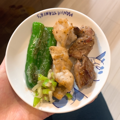 作ってみましたー！
ハラミの他の肉野菜も岩塩で
痛めました！
とってもおいしかったです！
これからもリピします（＾∇＾）