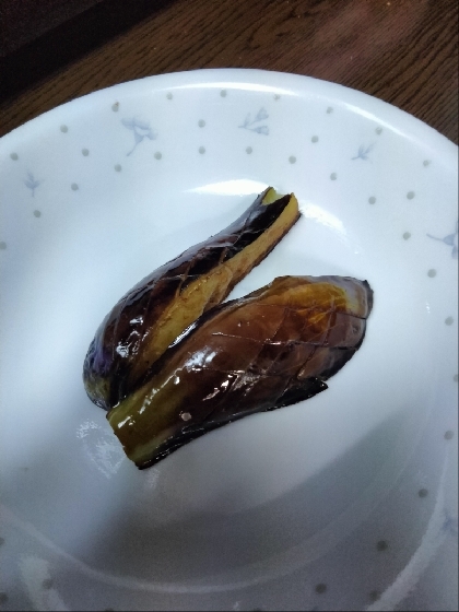 長茄子のバター醤油焼き