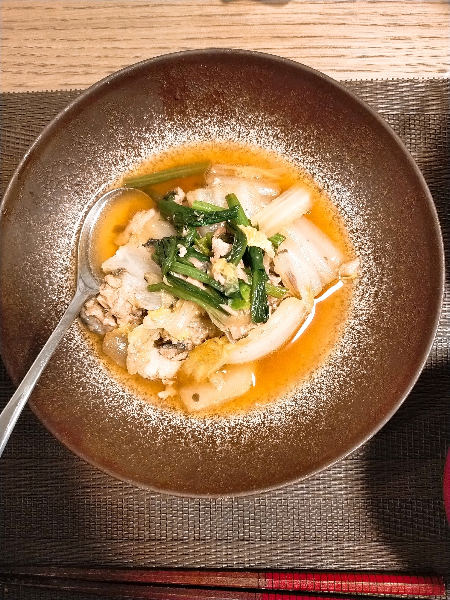 サバ缶と白菜のクタクタ煮