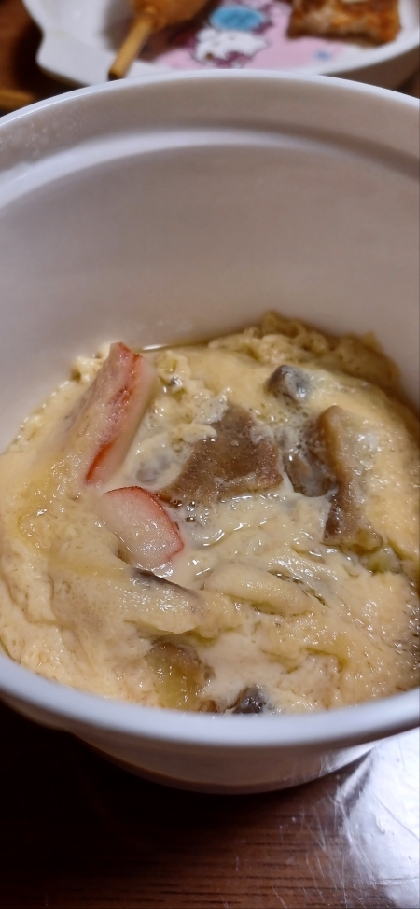 レンジで簡単♪白だしで茶碗蒸し