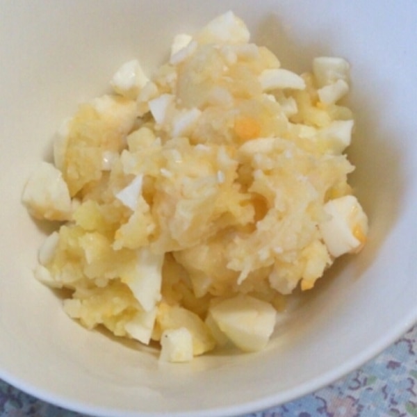離乳食完了期 ゆで卵とスライスチーズのポテサラ レシピ 作り方 By はな94 楽天レシピ 離乳食完了期 ゆで卵とスライスチーズのポテサラ レシピ 作り方 By はな94 楽天レシピ