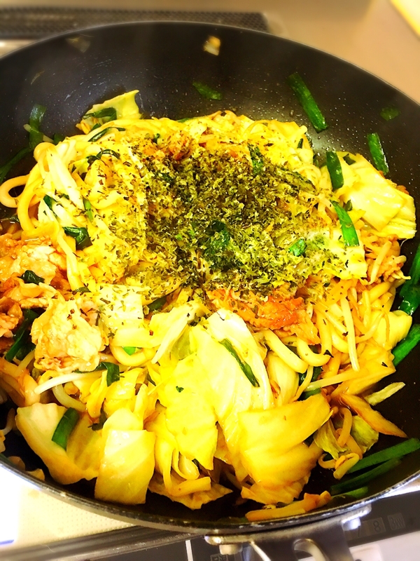 ʚ♡ɞオカズになる！野菜たっぷりの焼きうどんʚ♡ɞ