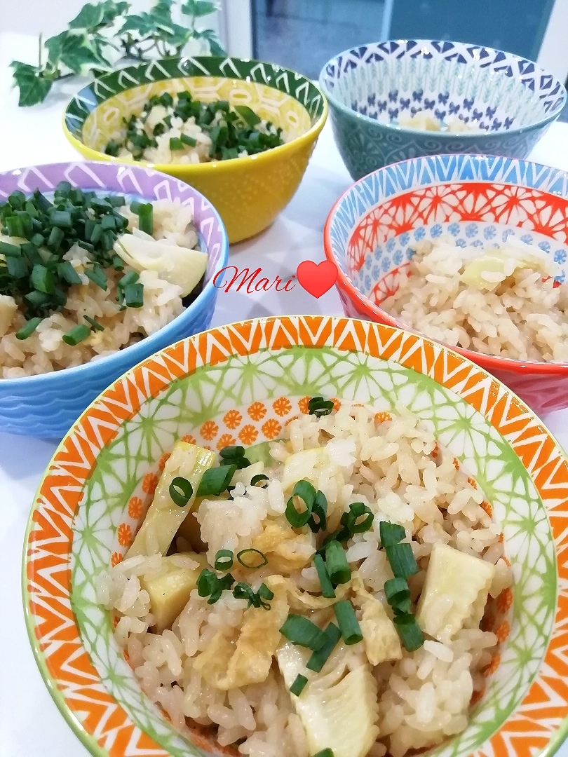 今が旬✧たけのこご飯〜お鍋で〜