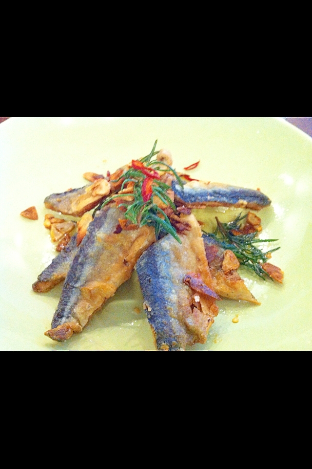 サンマのローズマリー焼き