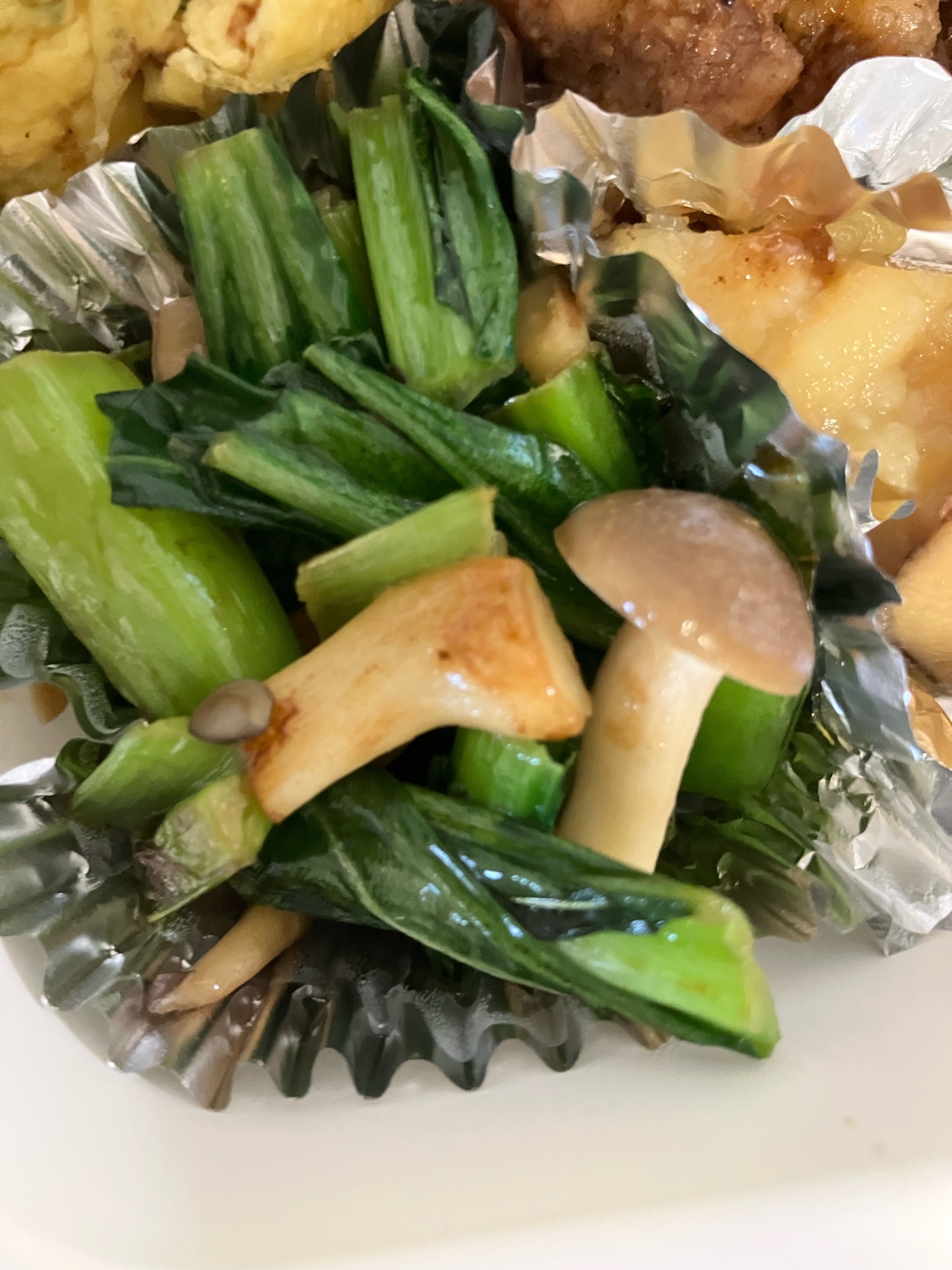 弁当用　小松菜の炒めもの