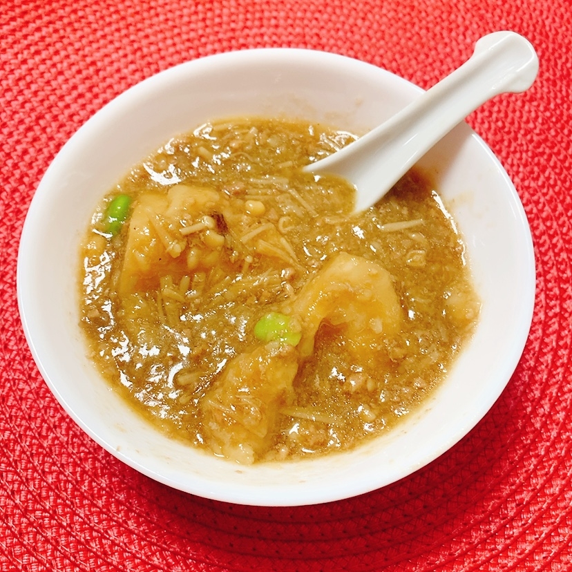 里芋のそぼろ煮物