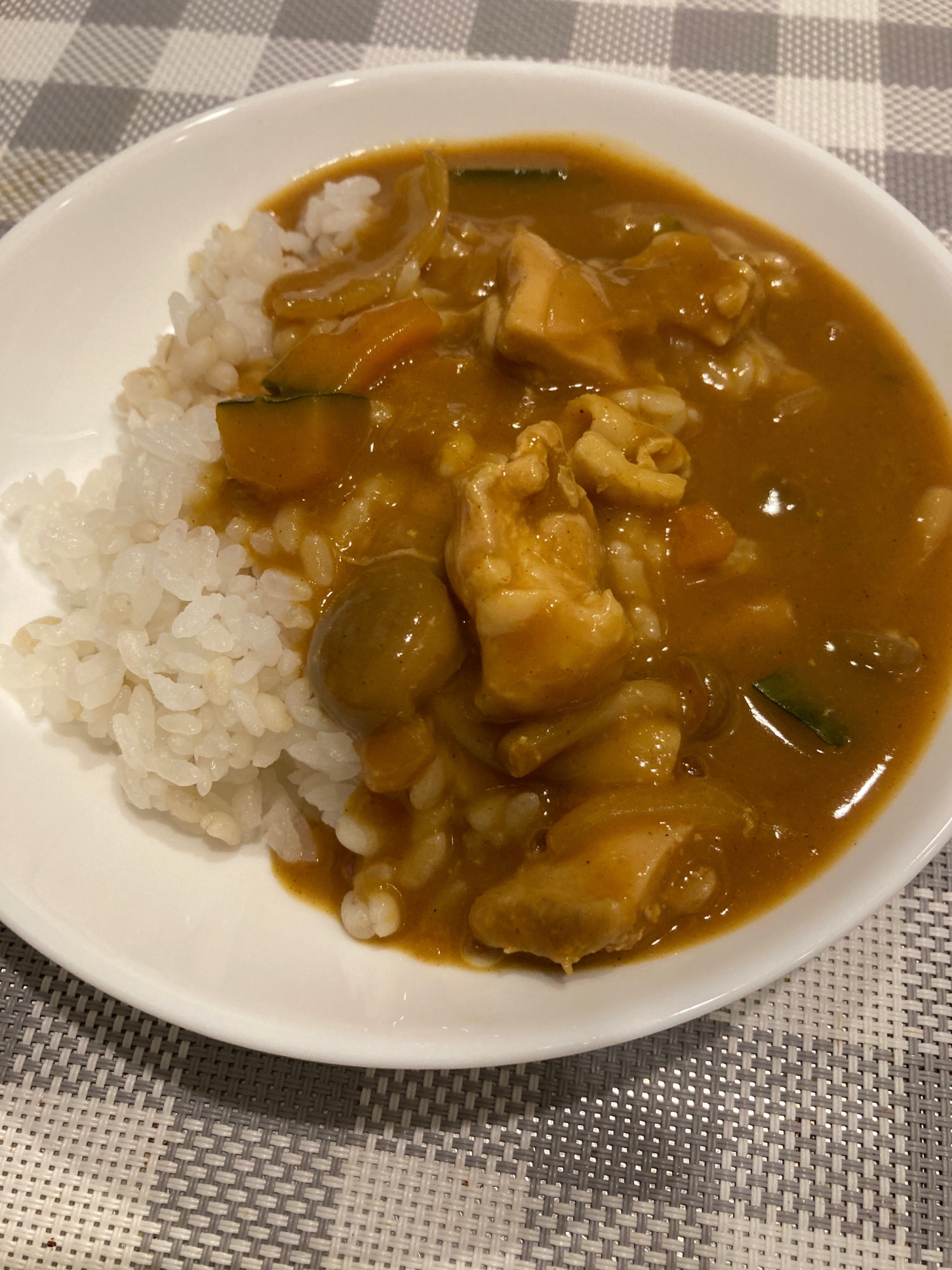 かぼちゃ入りカレー