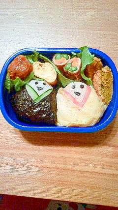 ひな祭り弁当（幼稚園バージョン）