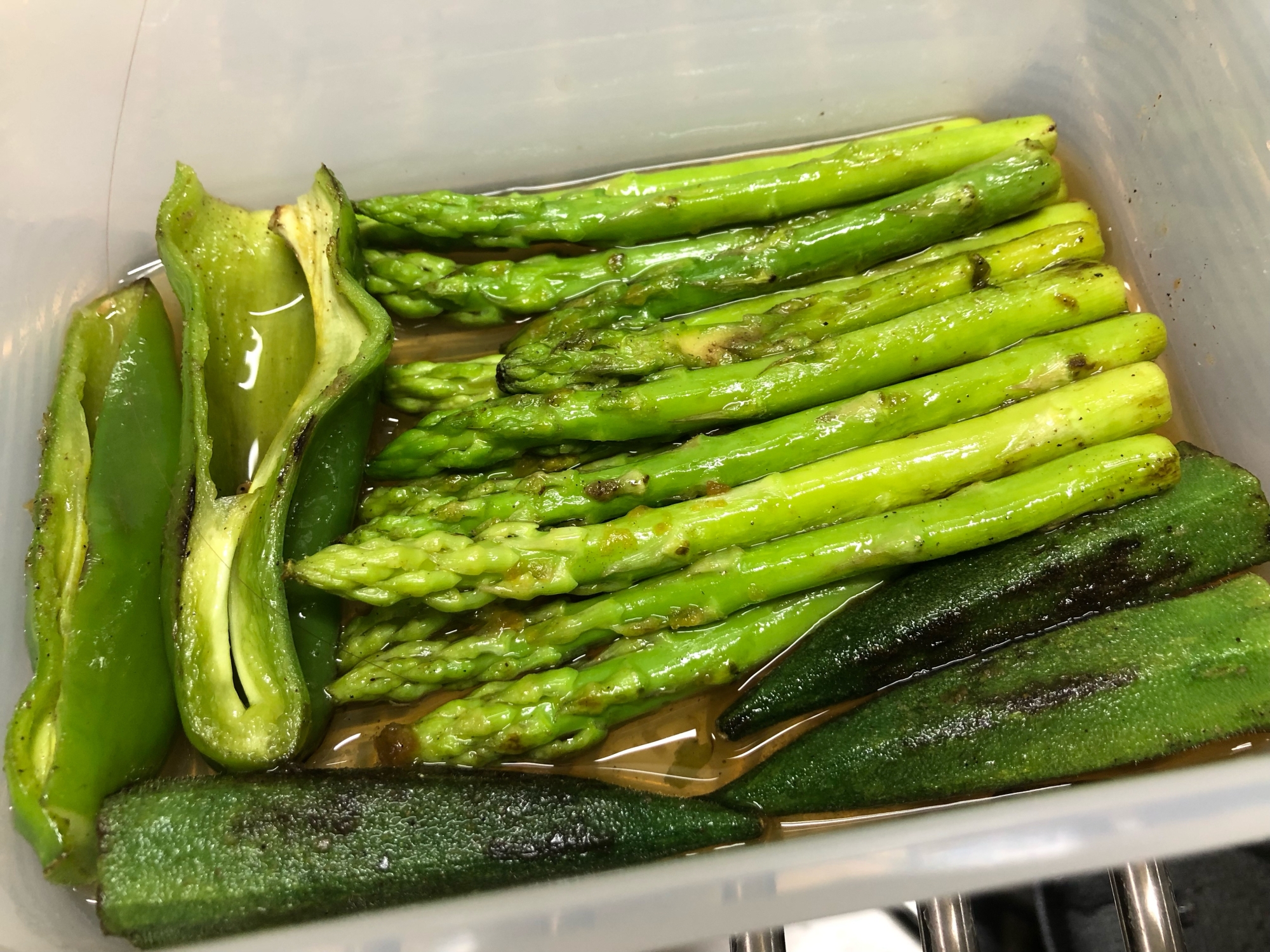 夏野菜の焼き浸し