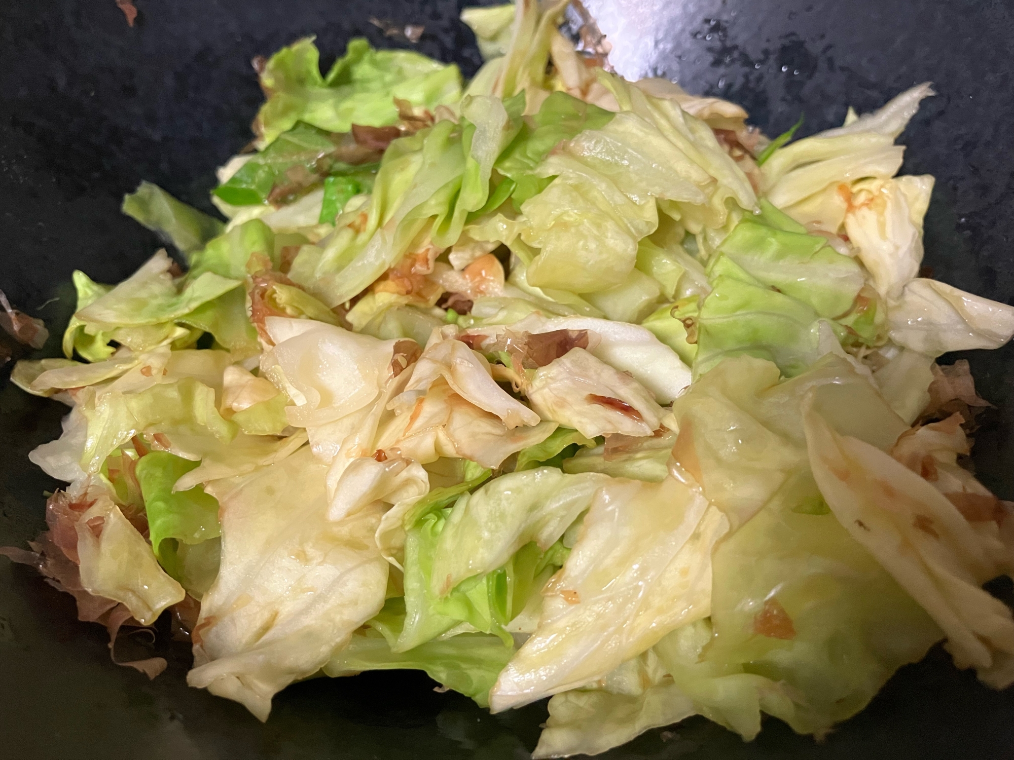 キャベツのかつお節和え⭐