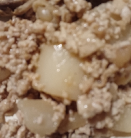 大根がとろとろで鶏ひき肉にも味が沁みて美味しかったです。ご飯が進みました。ごちそう様でした！