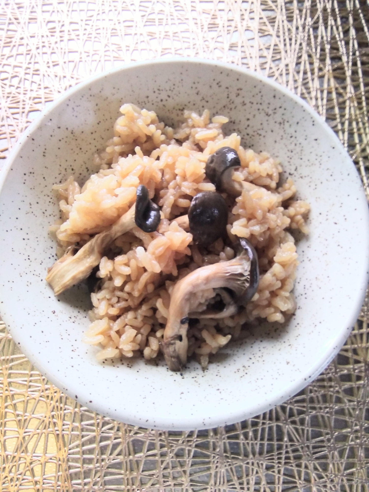 ヒラタケ☆ヒラタケの炊き込みご飯