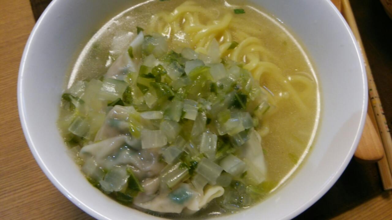 白菜&ワンタンメン