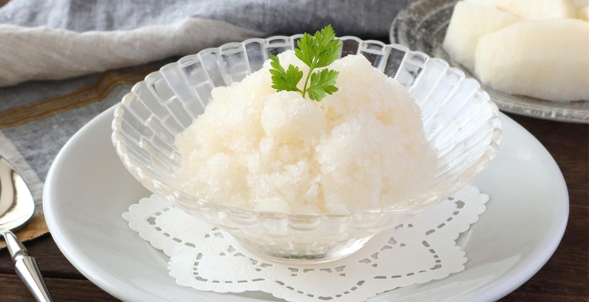 梨のシャーベット