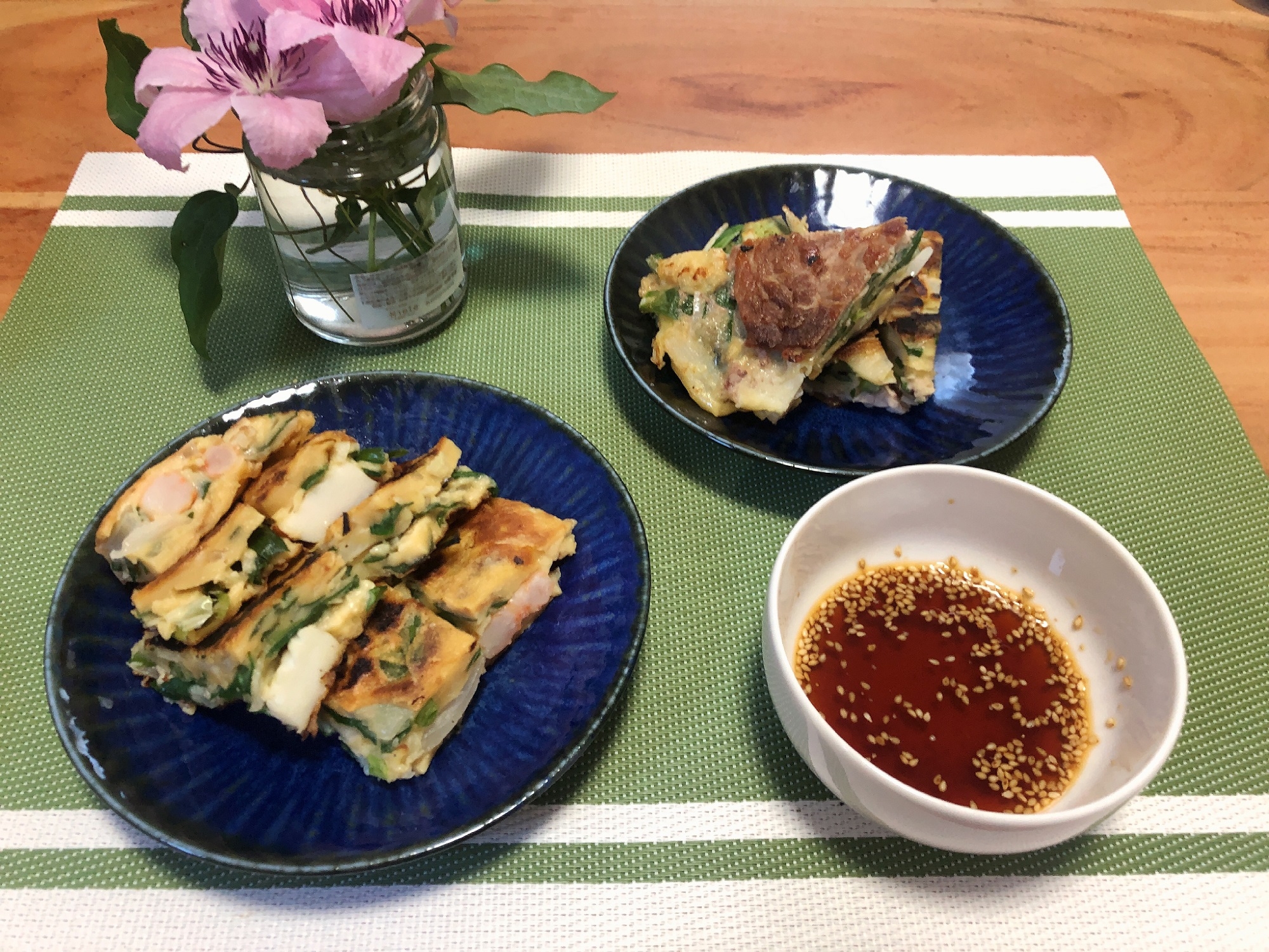 豚肉とニラのチヂミ
