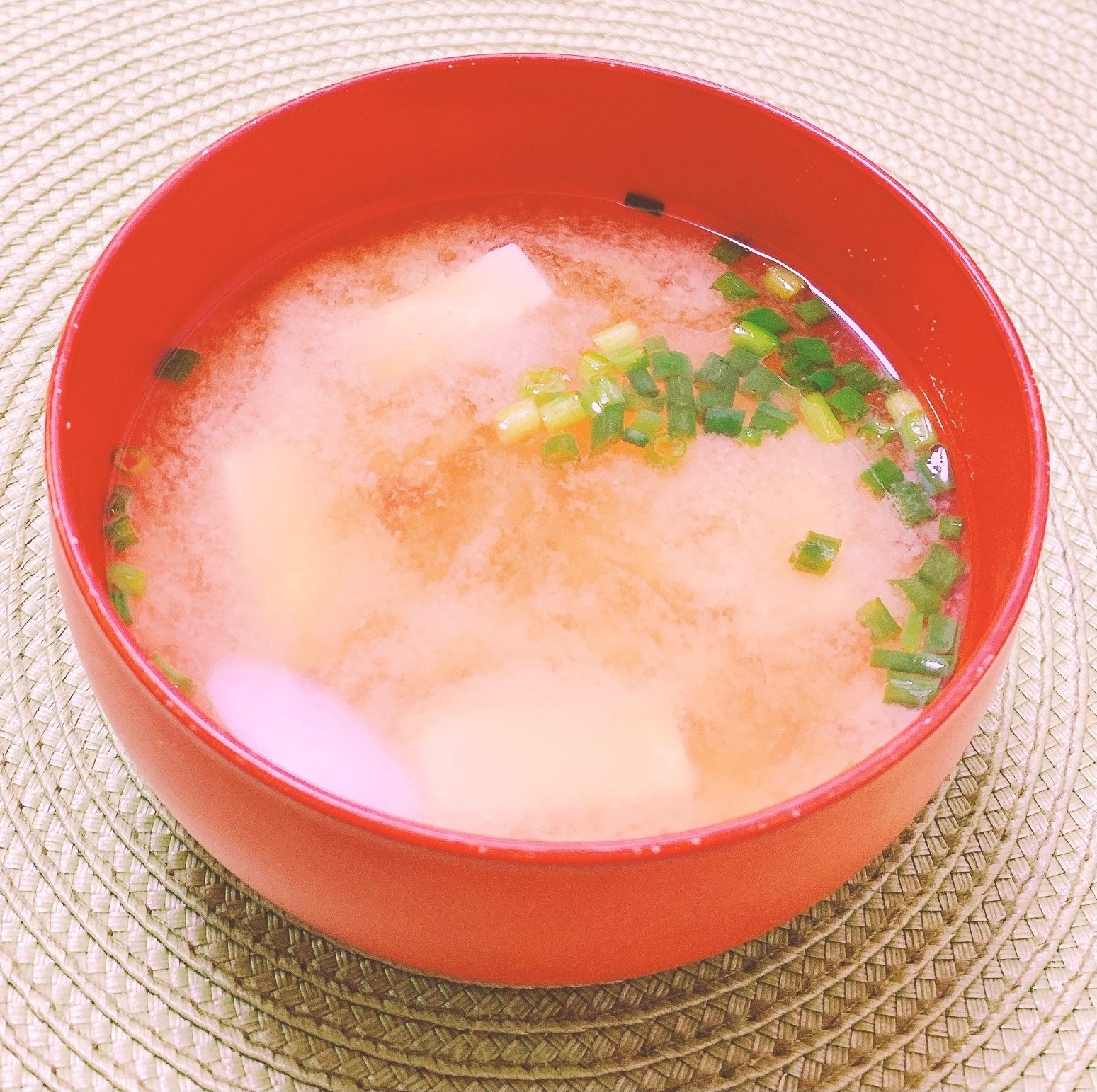 さつまいもꕤ豆腐の味噌汁✧˖°