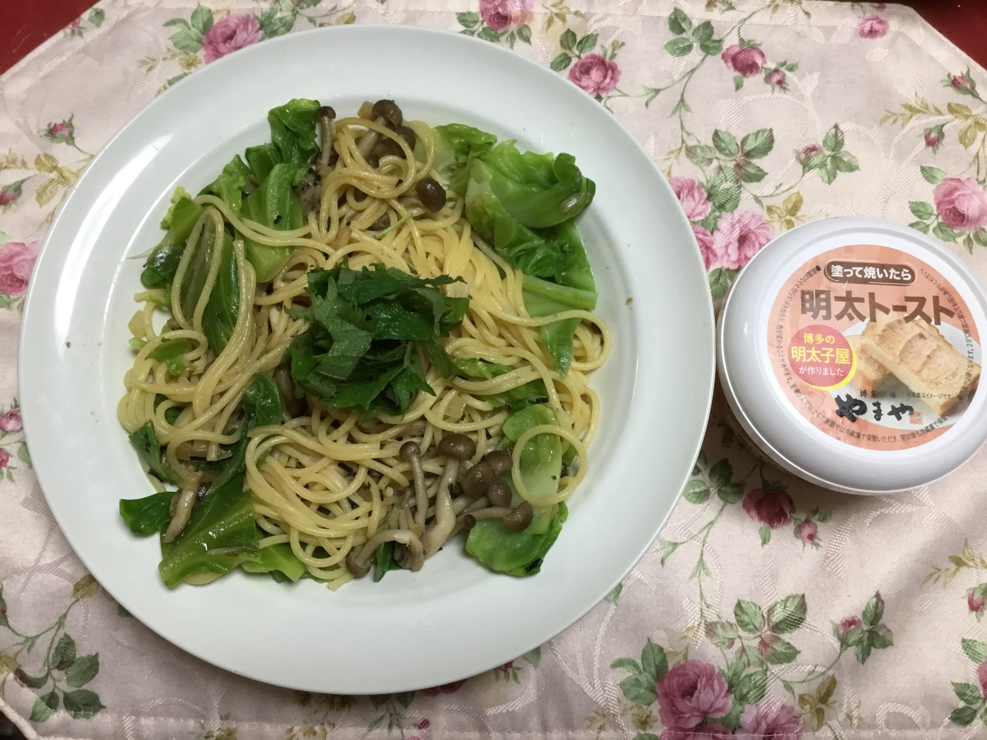 塗って明太子トーストで春キャベツの明太子パスタ