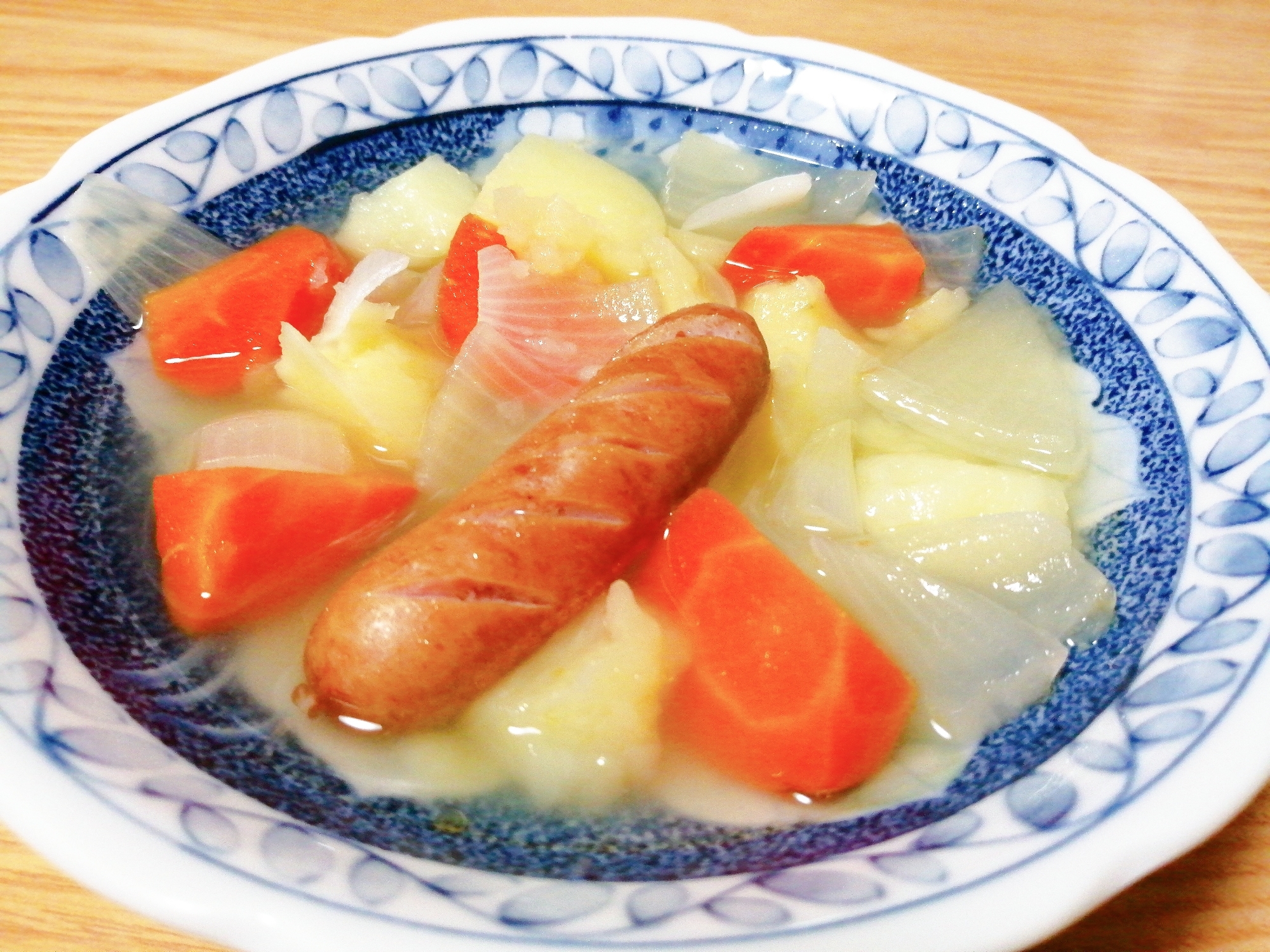 じゃがいもと玉ねぎと人参とウインナーのコンソメ煮 レシピ 作り方 By はじゃじゃ 楽天レシピ じゃがいもと玉ねぎと人参とウインナーのコンソメ煮 レシピ 作り方 By はじゃじゃ 楽天レシピ