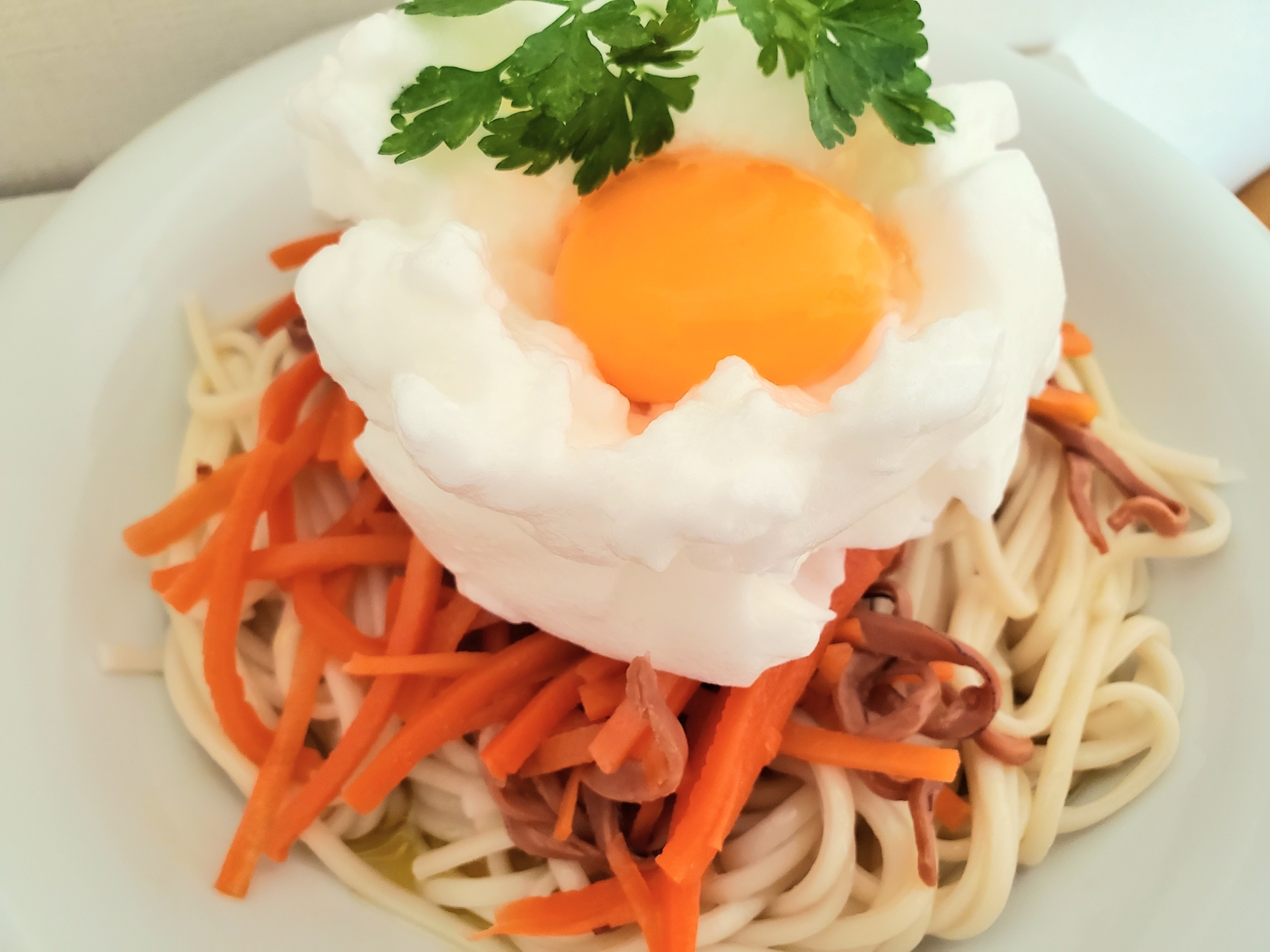 残りきんぴらごぼう麺