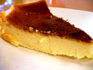 混ぜるだけの簡単で濃厚なチーズケーキ★