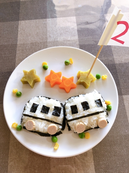 お誕生日に♪電車ごはん