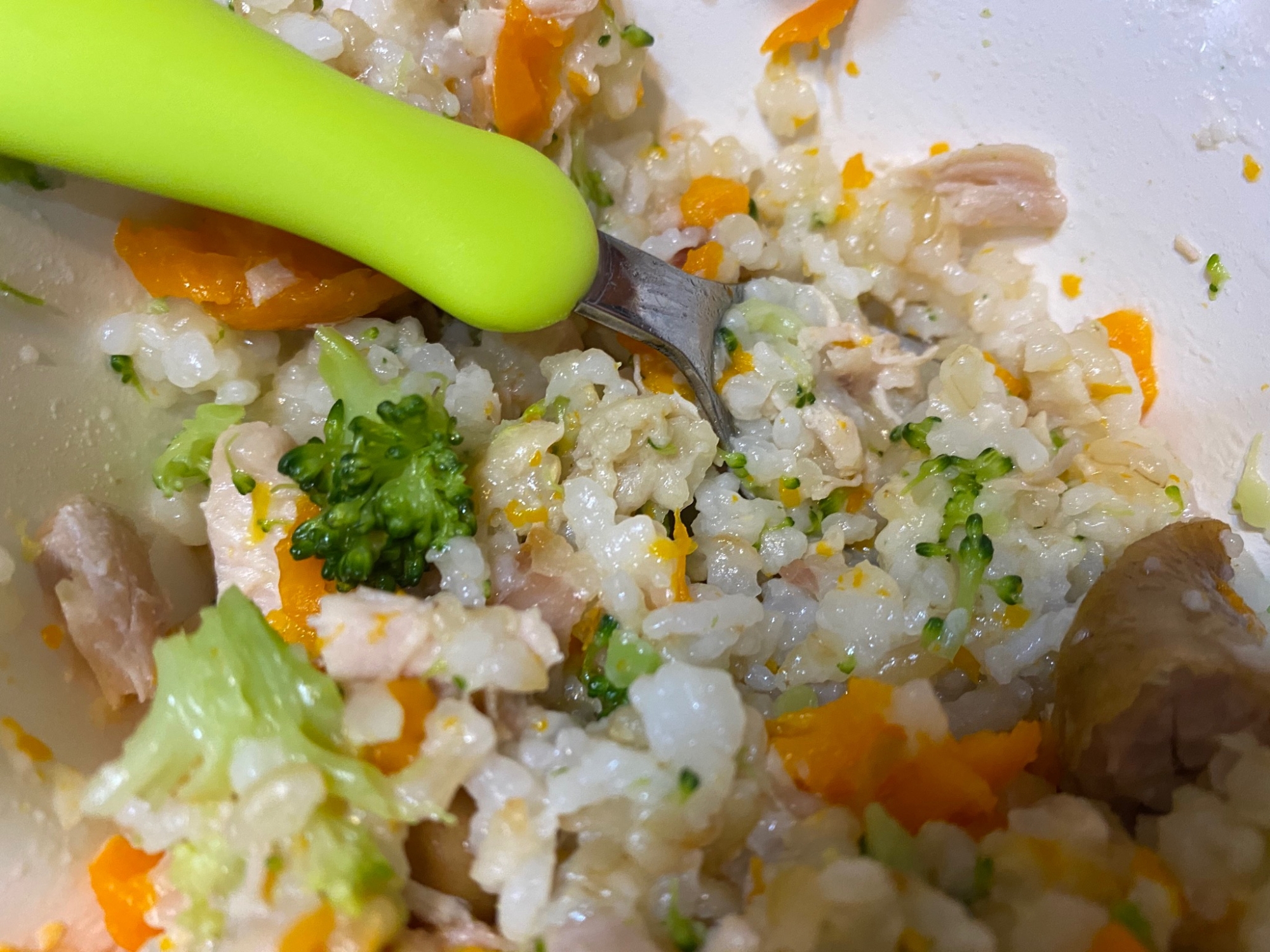 幼児食⭐とりと野菜のご飯