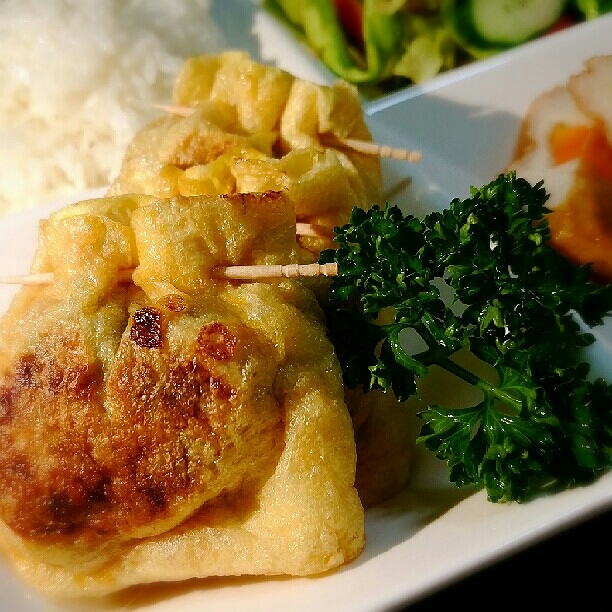 めちゃ旨簡単！万能肉味噌と納豆の薄揚げ焼き☆