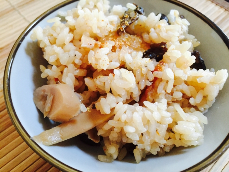 キノコと山菜の炊き込みごはん レシピ 作り方 By たかまさ20010911 楽天レシピ