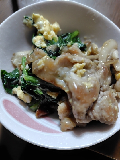 豚肉と小松菜のオイスター炒め♡