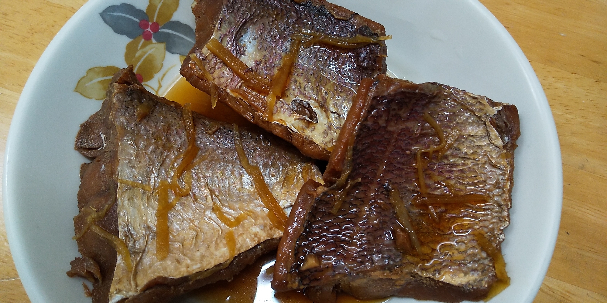 手抜き　簡単　赤魚の生姜煮　フライパンひとつで