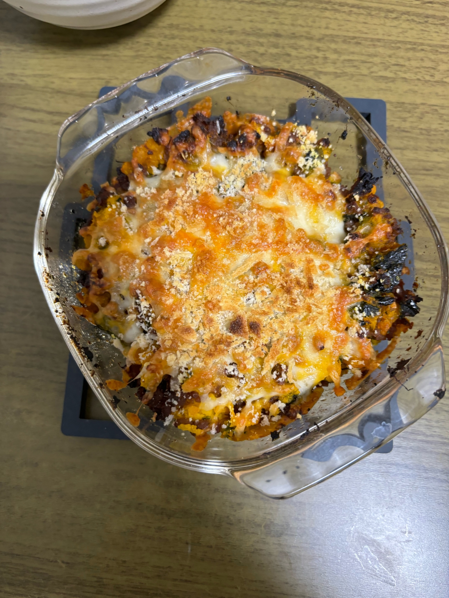 かぼちゃとひき肉のグラタン