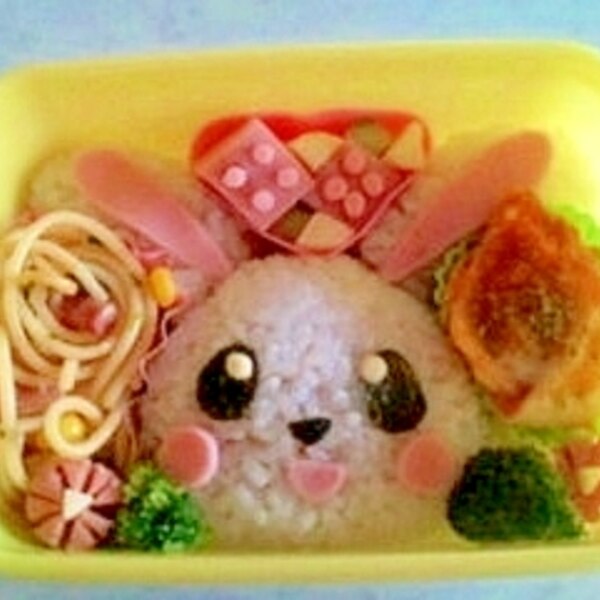 簡単うさぎさん弁当 キャラ弁当 動物 レシピ 作り方 By さぁー27 楽天レシピ 簡単うさぎさん弁当 キャラ弁当 動物 レシピ 作り方 By さぁー27 楽天レシピ