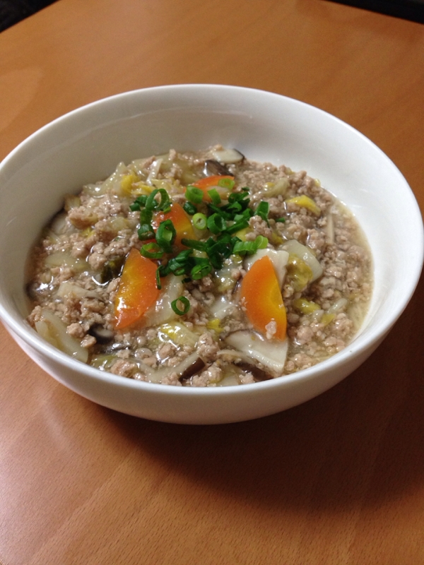 白菜と豚ミンチの中華煮♪